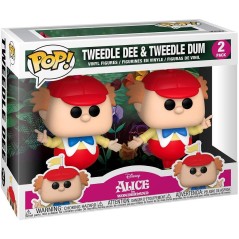 Blister 2 figuras POP Disney Alicia en el Pais de las Maravillas Tweedle Dee and Dum