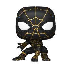 Figura POP Marvel Spiderman No Way Home Spiderman Black & Gold Suit