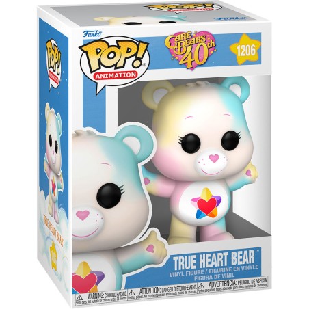 Pack 6 figuras POP Care Bears 40th Anniversary True Heart Bear 5 + 1 Chase