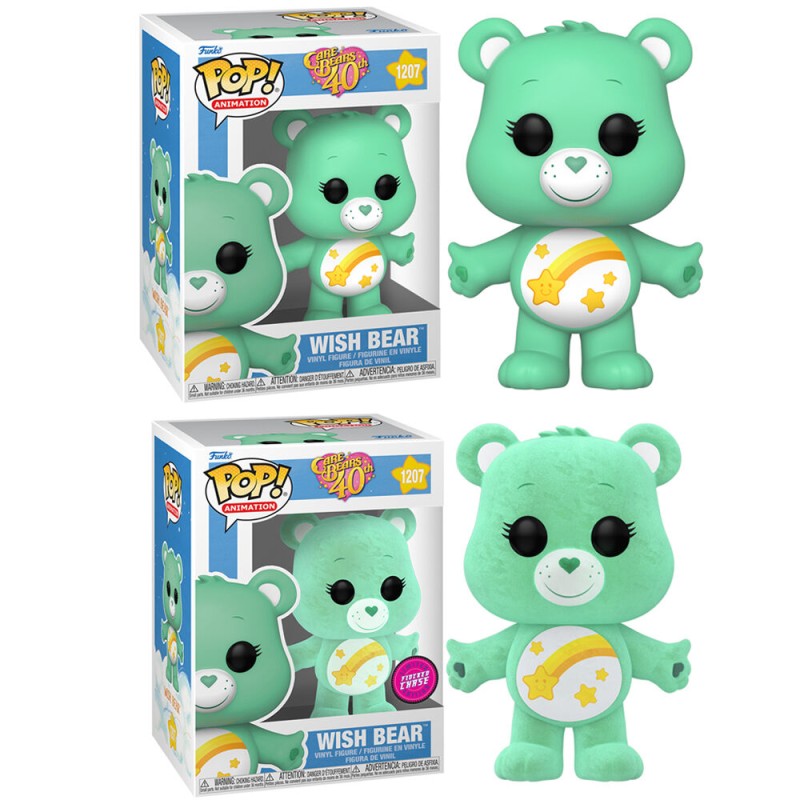 Pack 6 figuras POP Care Bears 40th Anniversary Wish Bear 5 + 1 Chase