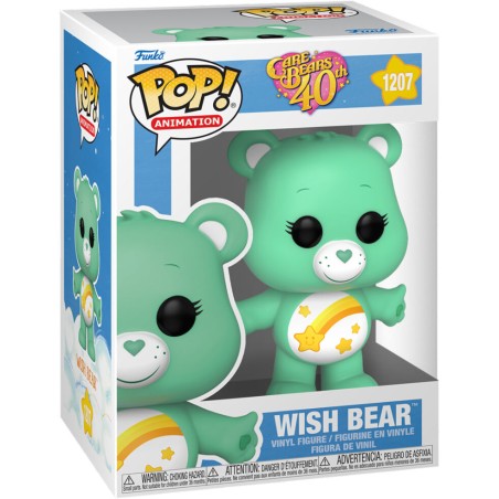 Pack 6 figuras POP Care Bears 40th Anniversary Wish Bear 5 + 1 Chase