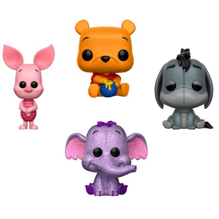 Blister 4 figuras POP Disney Winnie the Pooh Exclusive