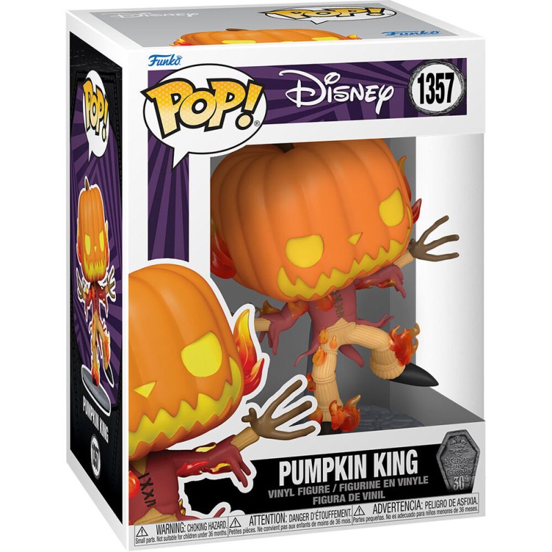 Figura POP Disney Pesadilla Antes de Navidad 30th Anniversary Pumpkin King