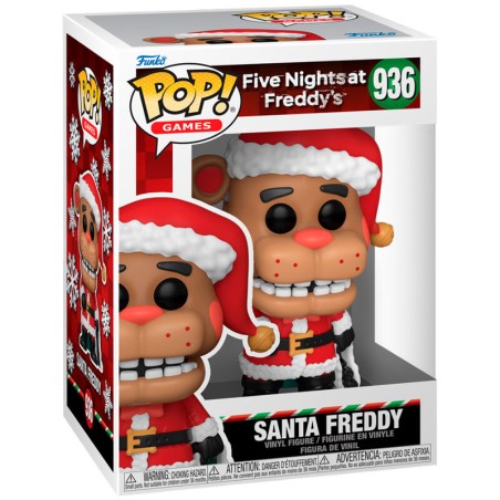 Figura POP Five Nights at Freddys Holiday Santa Freddy