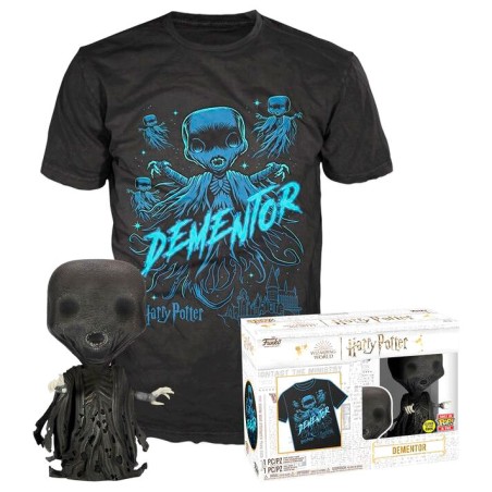 Set figura POP &38 Tee Harry Potter Dementor