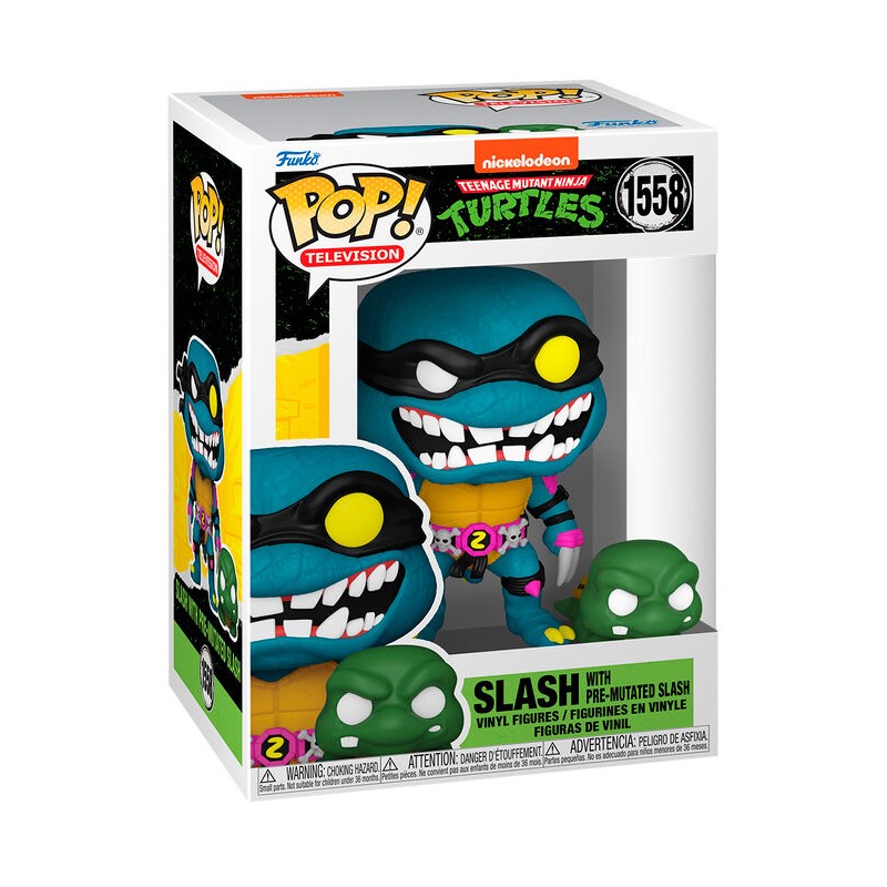 Figura POP Tortugas Ninja Slash & Pre mutated Slash