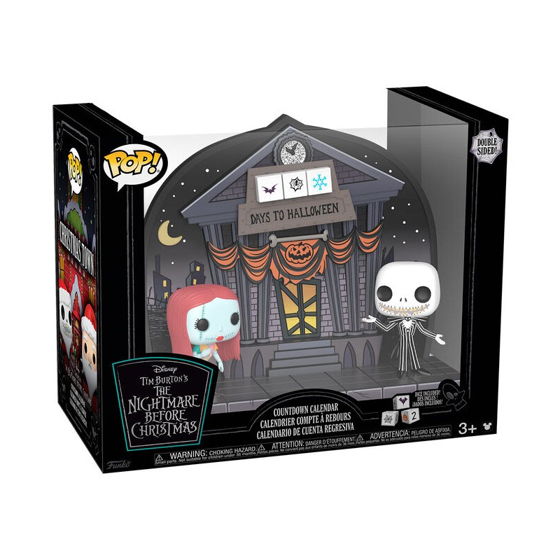 Figura POP Disney Pesadilla Antes de Navidad  Dual-Sided Countdown Calendar