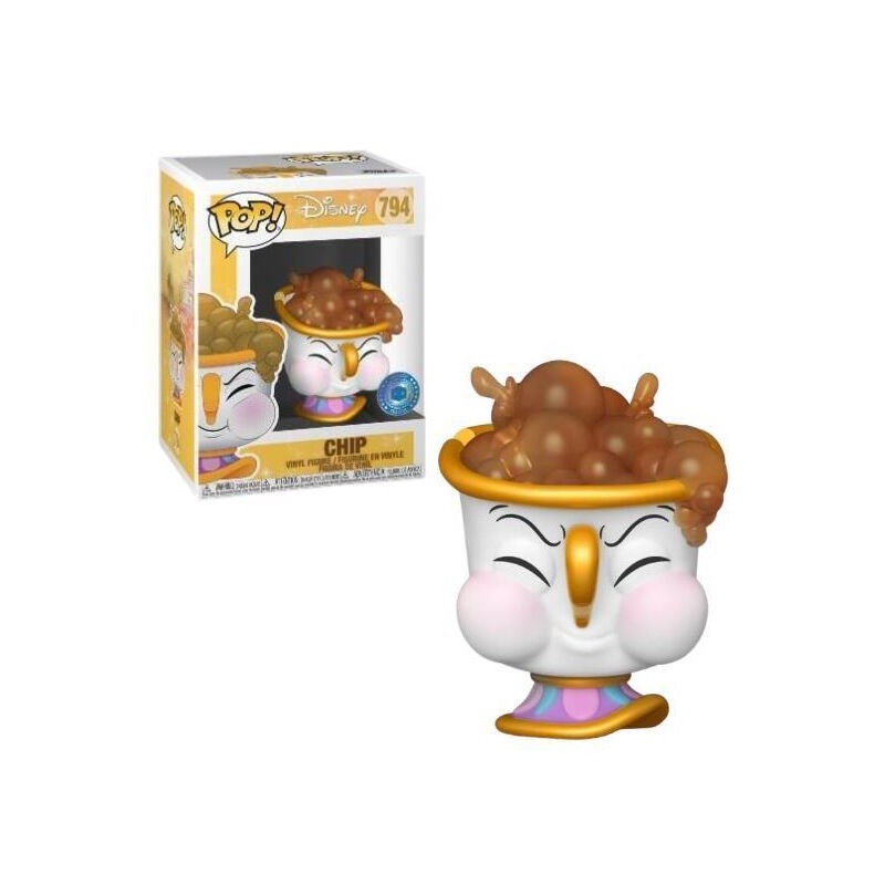 Figura POP Disney La Bella y la Bestia Chip Exclusive