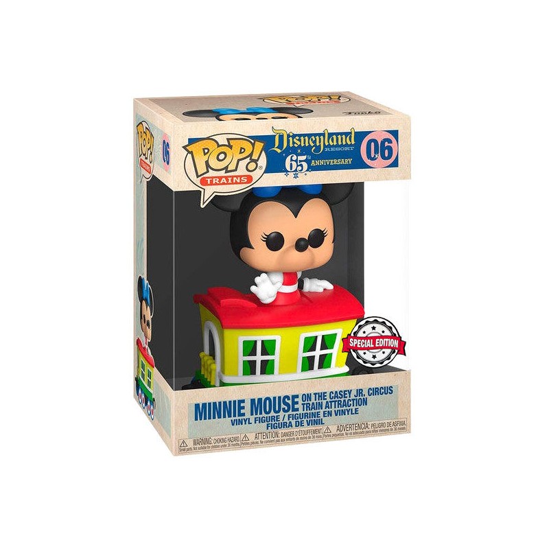 Figura POP Disney Train Casey Jr- Minnie in Car 6 Exclusive