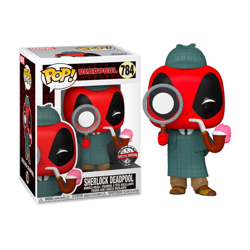 Figura POP Marvel Deadpool 30th Sherlock Deadpool Exclusive