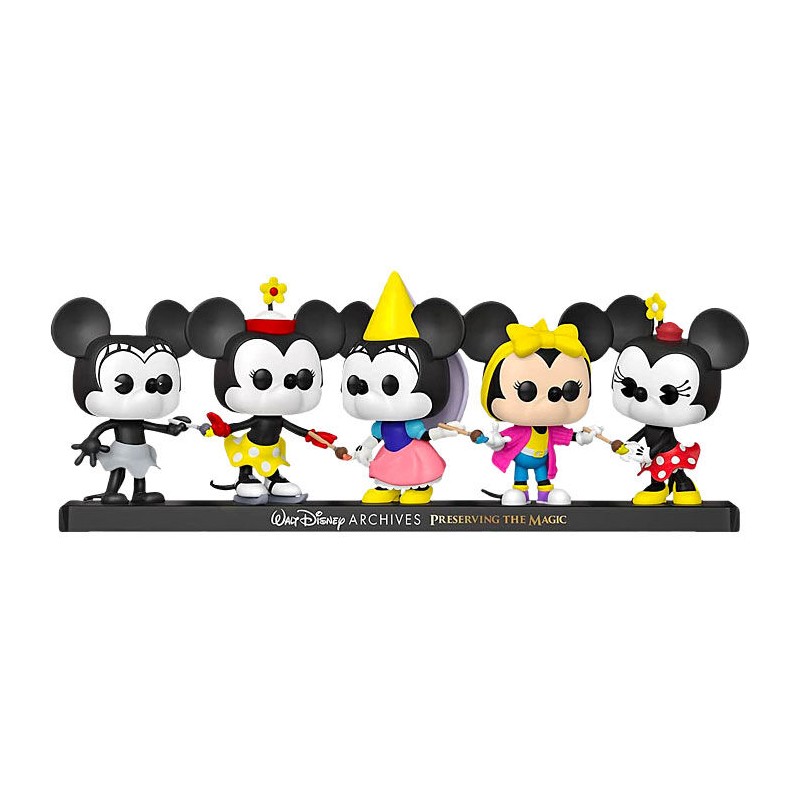 Blister 5 figuras POP Disney Minnie Mouse Exclusive