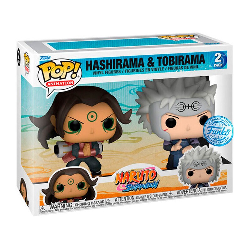 Blister 2 figuras POP Naruto Shippuden Hashirama & Tobirama Exclusive