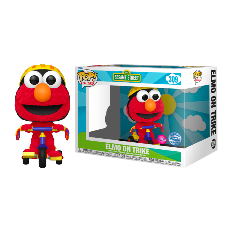 Figura POP Rider Barrio Sesamo Elmo on Trike Exclusive