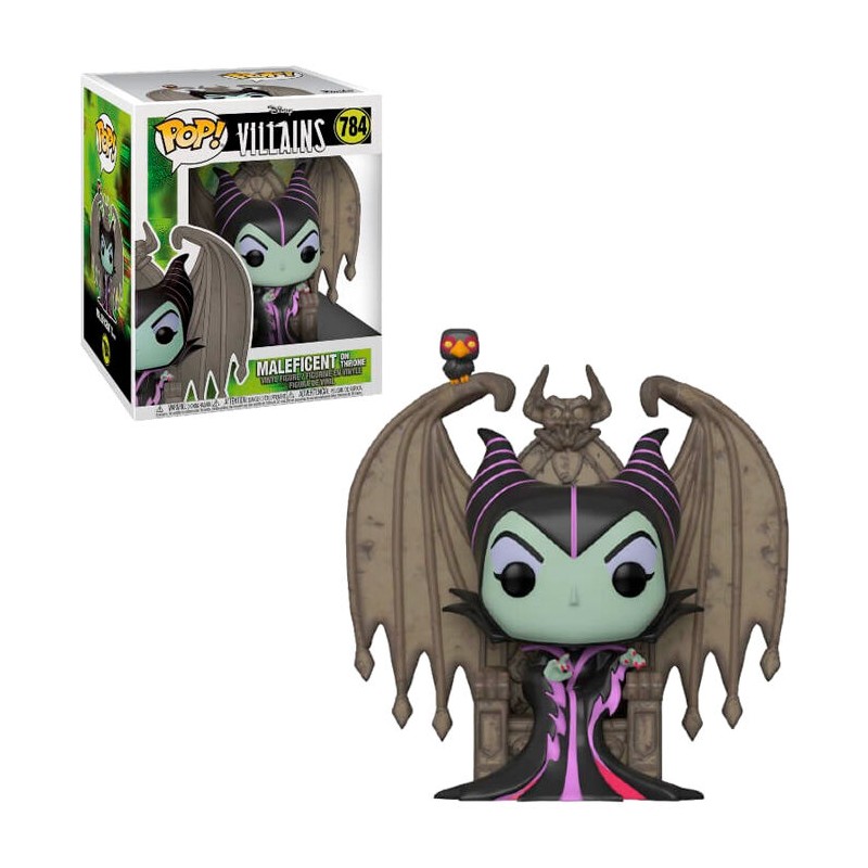Figura POP Disney Villains Maleficent with Throne