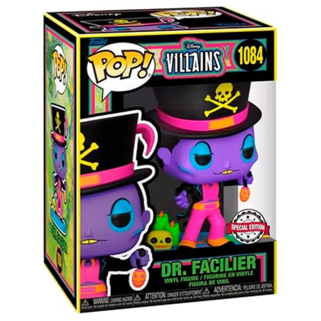 Figura POP Disney Villains Dr. Facilier Black Light Exclusive