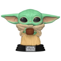 Funko POP Star Wars Mandalorian The Child with Cup