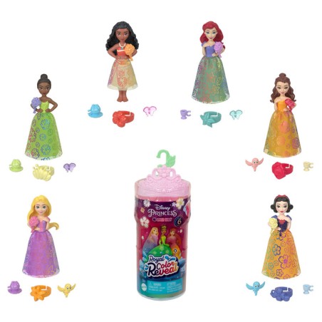 MuÃ’eca Color Reveal Princesas Disney surtido