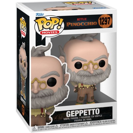 Figura POP Netflix Pinocchio Geppeto