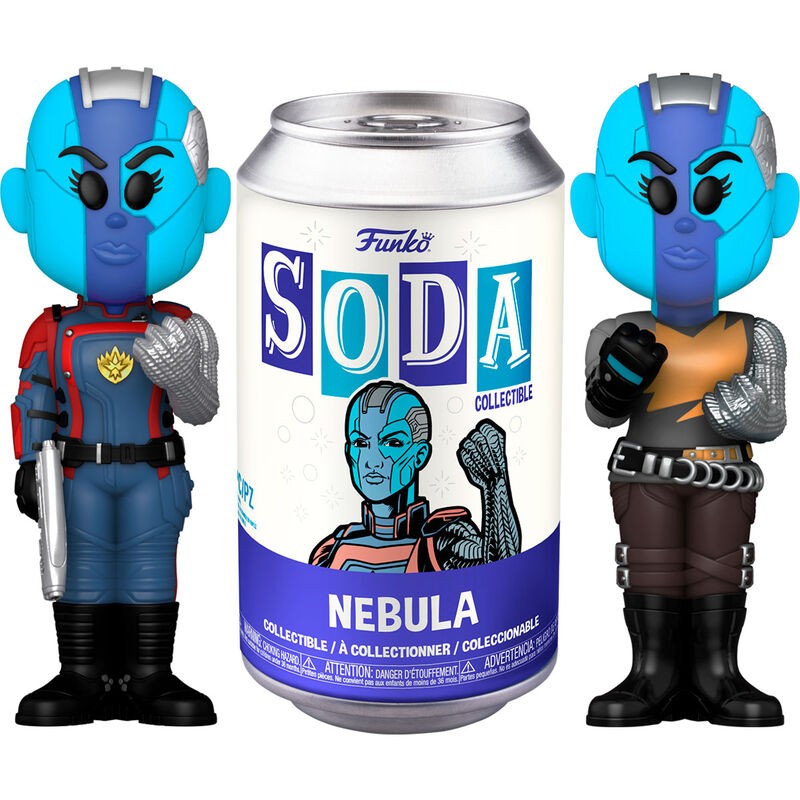 Figura Vinyl SODA Marvel Guardianes de la Galaxia Nebula 5 + 1 Chase