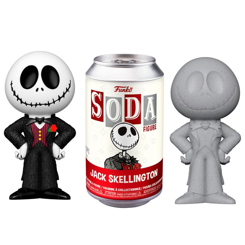 Figura Vinyl SODA Disney Pesadilla Antes de Navidad Jack Skellington 5 + 1 Chase