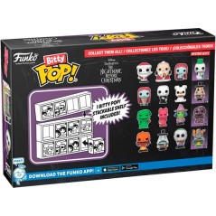 Blister 4 figuras Bitty POP Disney Pesadilla Antes de Navidad Oogie Boogie