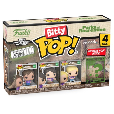 Blister 4 figuras Bitty POP Park and Recreation Goddess