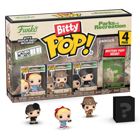 Blister 4 figuras Bitty POP Park and Recreation Leslie