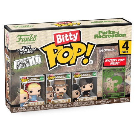 Blister 4 figuras Bitty POP Park and Recreation Leslie