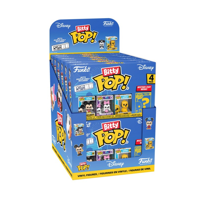 Blister 4 figuras Bitty POP Disney Classic surtido