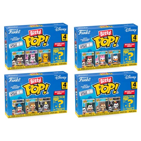Blister 4 figuras Bitty POP Disney Classic surtido