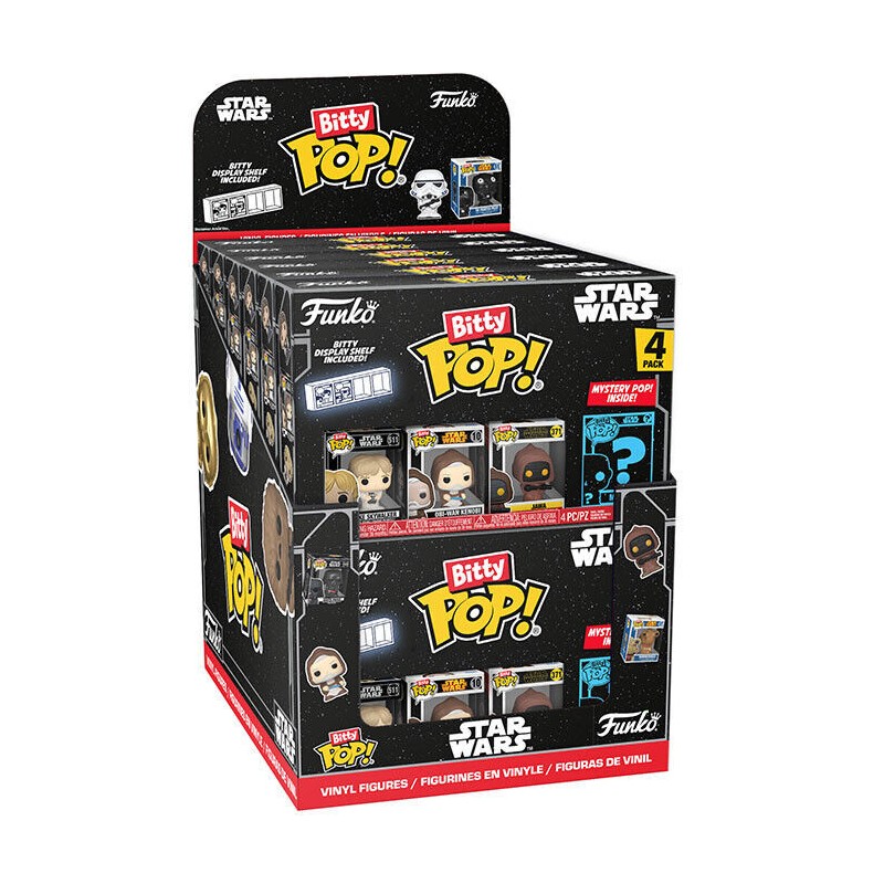 Blister 4 figuras Bitty POP Star Wars surtido