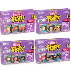 Blister 4 figuras Bitty POP Disney Princesas surtido
