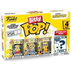 Blister 4 figuras Bitty POP Minions surtido