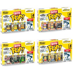 Blister 4 figuras Bitty POP Minions surtido