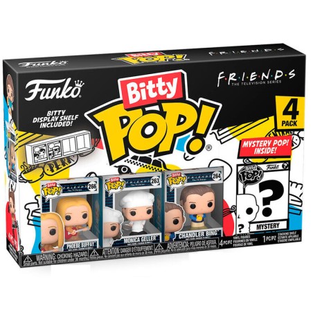 Blister 4 figuras Bitty POP Friends surtido