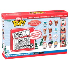 Blister 4 figuras Bitty POP Rudolph Red Nosed Reindeer Rudolph Bumble