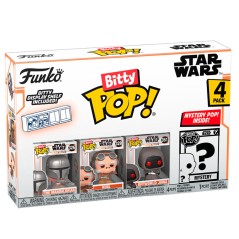 Blister 4 figuras Bitty POP The Mandalorian Star Wars surtido
