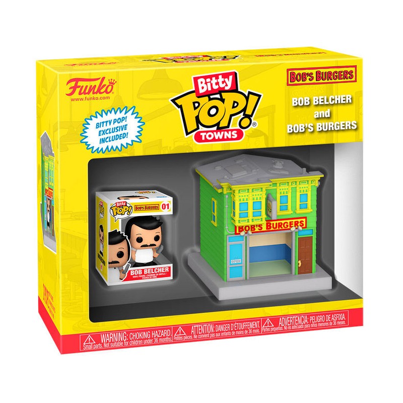 Figura Bitty POP Town Bobs Burgers - Bobs Burgers