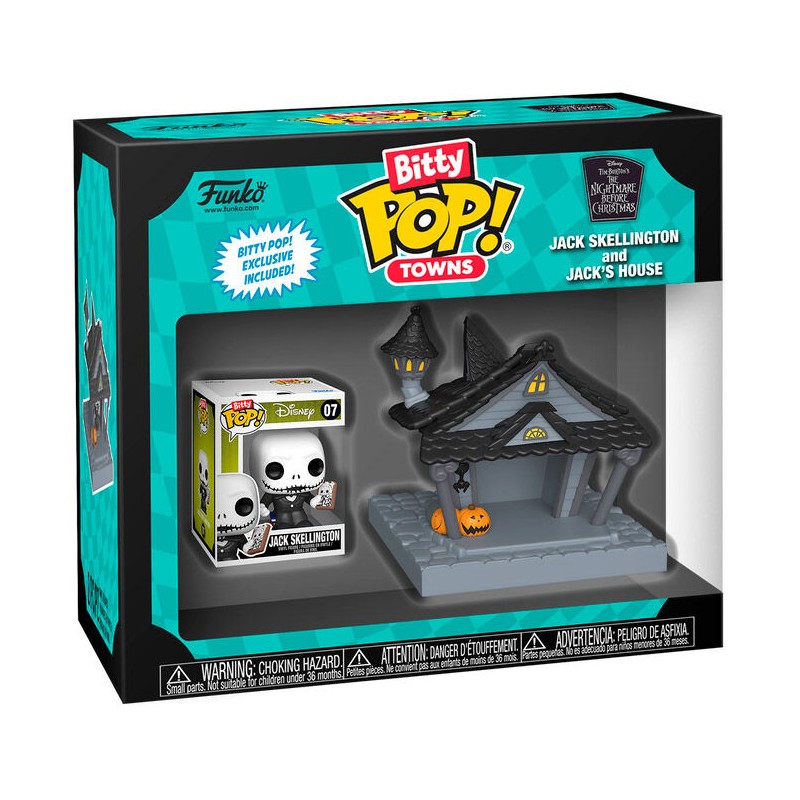 Figura Bitty POP Town Disney Pesadilla Antes de Navidad Jack at Home