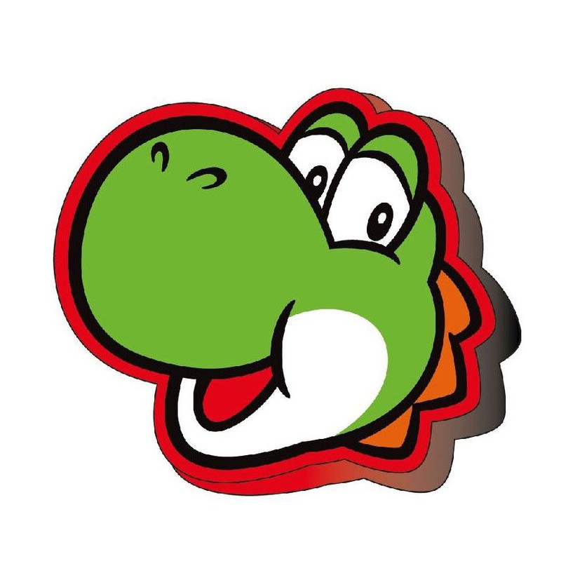 Cojin 3D Yoshi Super Mario Bros