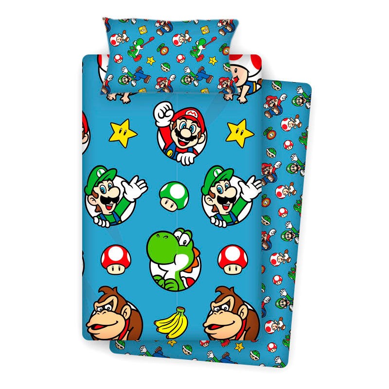 Juego sabanas Super Mario Bros 90cm