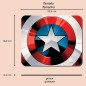 Alfombrilla raton Capitan America Marvel