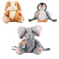 Mochila peluche animales surtido