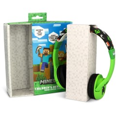 Auriculares infantiles Minecraft