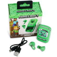 Auriculares inalambricos Minecraft