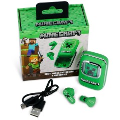 Auriculares inalambricos Minecraft