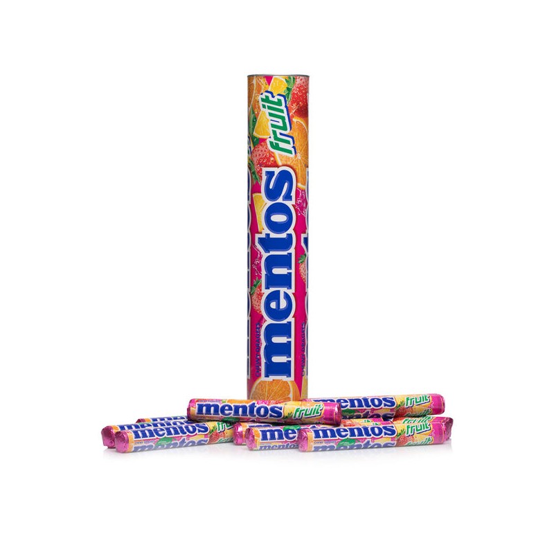 Caramelo Mentos Maxiroll Fruit