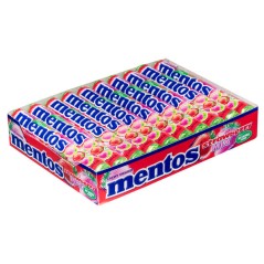 Caramelo stick Mentos Fresa Mix