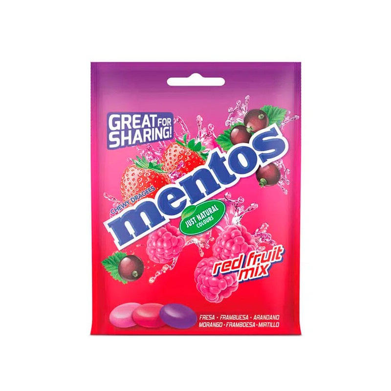 Bolsa Mentos Frutos Rojos Mix