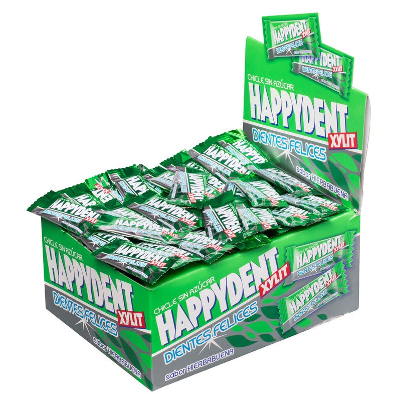 Chicle Happydent Hierbabuena